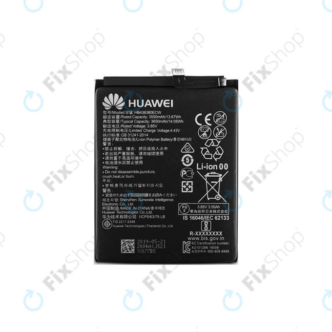 Huawei P30 - Akkumulátor HB436380ECW 3650mAh - 24022804 Genuine Service Pack