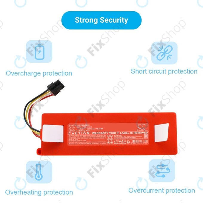Xiaomi Roborock E-series, Q-series, S-series - Akkumulátor BRR-2P4S-5200 Li-Ion 14.4V 5200mAh HQ