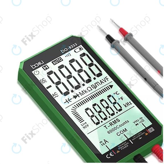 Baku BA-8233 - Professzionális Digitális Multiméter Érintőképernyővel