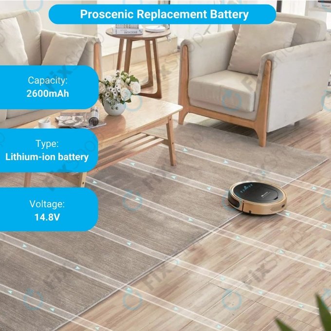 Proscenic Cocoa Smart 780T, 790T, Summer P1s, P2s - Akkumulátor VR1717 Li-Ion 14.8V 2600mAh HQ