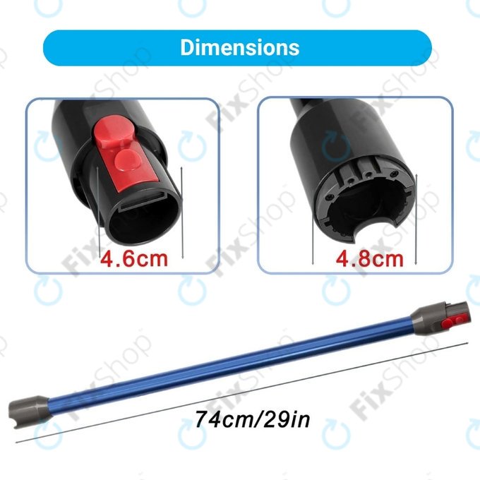 Dyson V12 - Szívórúd (Kék)