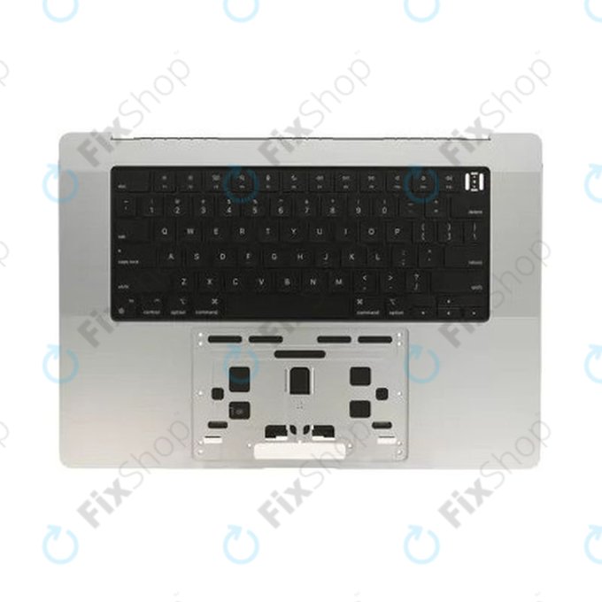 Felső billentyűzetkeret MacBook Pro 16" A2780 (2023), US billentyűzettel és akkumulátorral, Silver, 661-32190, Genuine Apple