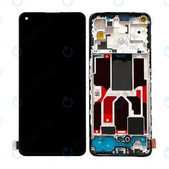 OnePlus Nord CE 5G - LCD Kijelző + Érintőüveg + Keret OLED