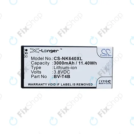 Microsoft Lumia 640 XL - Akkumulátor BV-T4B 3000mAh HQ