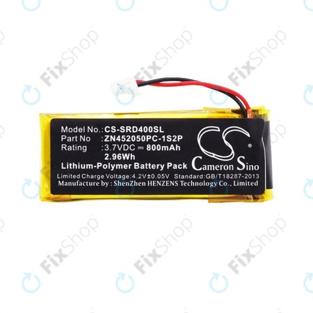 Akkumulátor Cardo Scala Rider G4, 800mAh, Li-Pol, 3.7V, ZN452050PC-1S2P, HQ