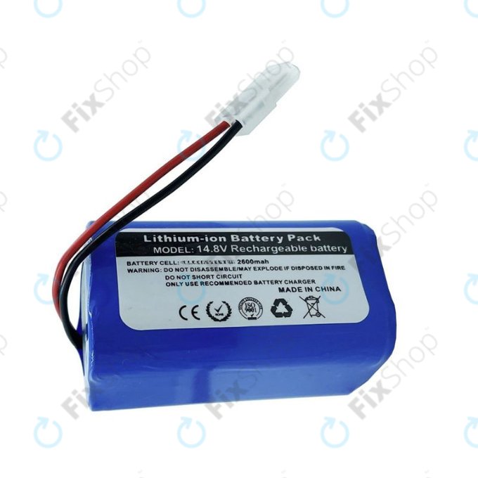 Xiaomi Essential (Mijia G1), Flyco FC-series, myVacBot SN500, Panasonic MC-series, Phicomm X3, Puppy R-series - Akkumulátor Li-026418 Li-Ion 14.8V 2600mAh