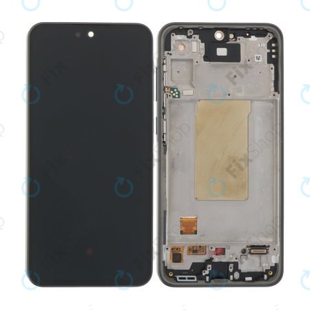 Samsung Galaxy A36 A366E - LCD Kijelző + Érintőüveg + Keret (Awesome Black) OLED