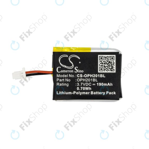 Akkumulátor Opticon OPN-2000, 190mAh, Li-Pol, 3.7V, OPH201BL, HQ