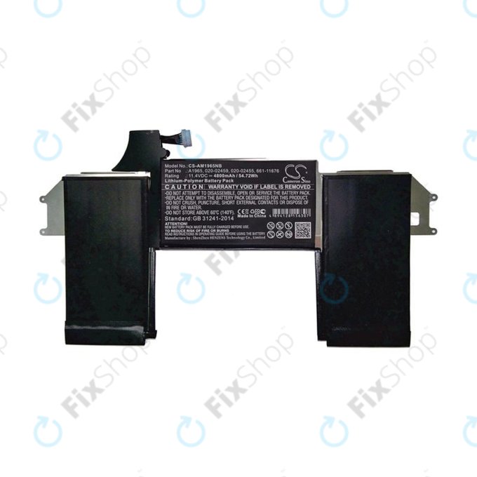 Apple MacBook Air 13" A1932 (Late 2018 - Mid 2019), A2179 (2020) - Akkumulátor A1965 4800mAh HQ