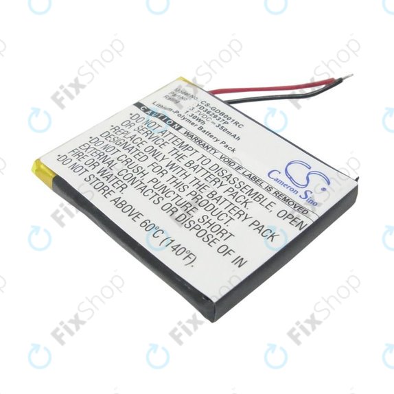 Akkumulátor GoPro Wifi Remote, 350mAh, Li-Pol, 3.7V, YD362937P, HQ