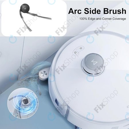 Xiaomi Roborock Qrevo Curv, Qrevo Edge, Saros 10, Saros 10R, QV 35A - Oldalkefe