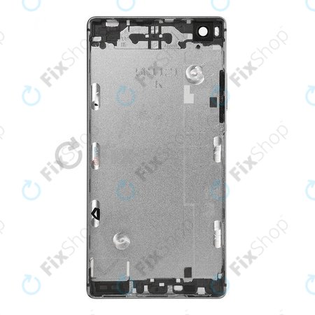 Huawei P8 - Akkumulátor fedőlap (Titanium Grey) - 02350GRV Genuine Service Pack
