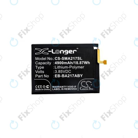 Samsung Galaxy A04s, A12, A13, A13 5G, A21s, M12 - Akkumulátor EB-BA217ABY 4900mAh HQ