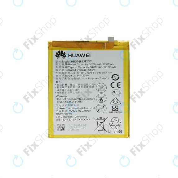 Huawei P9 Plus - Akkumulátor HB376883ECW 3400mAh - 24022009 Genuine Service Pack