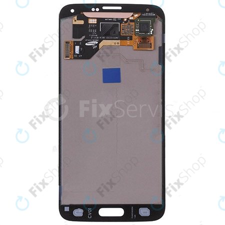 Samsung Galaxy S5 Mini G800F - LCD Kijelző + Érintőüveg (Charcoal Black) - GH97-16147A Genuine Service Pack