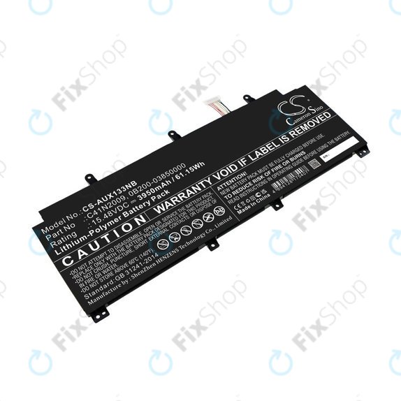 Akkumulátor Asus ROG Flow X13 GV301QE-K6008, 3950mAh, Li-Pol, 15.48V, C41N2009, HQ