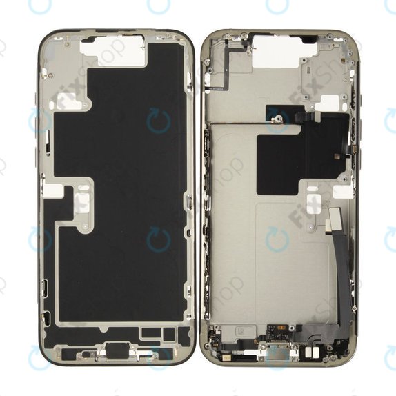 Középső keret akkumulátorral | iPhone 16 Pro Max | White Titanium | ZD076-00694 | Genuine Apple