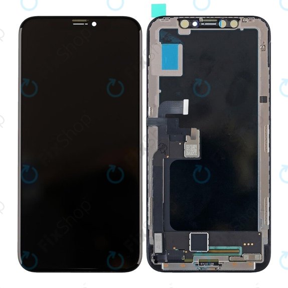 Kijelző iPhone XS, Érintőüveg kerettel, Refurbished