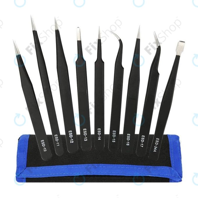 ESD Antisztatikus Csipesz Készlet 9in1