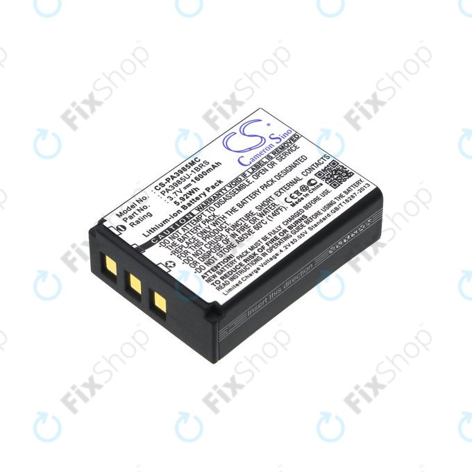 Akkumulátor Toshiba Camileo X200, X400, 1600mAh, Li-Ion, 3.7V, PA3985, HQ