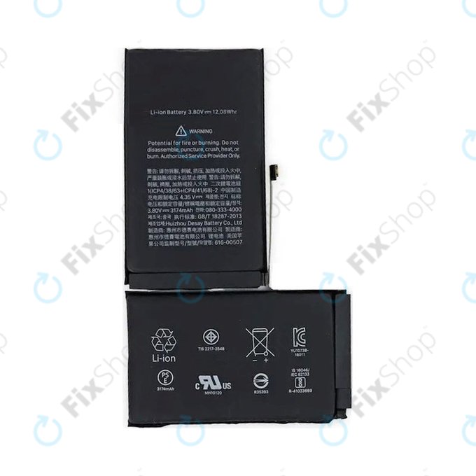 Apple iPhone XS Max - Akkumulátor 3174mAh Service Pack