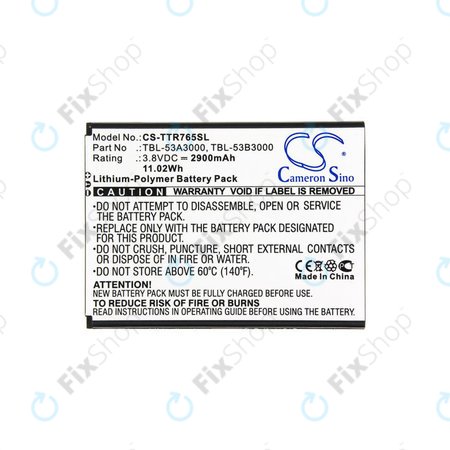 Akkumulátor Tp-Link M7650, 2900mAh, Li-Pol, 3.8V, TBL-53B3000, HQ
