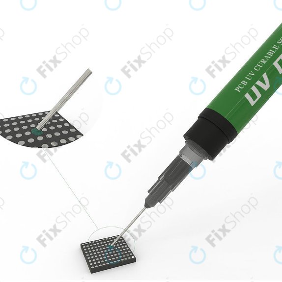 UV-re kötő forrasztásgátló lakk (Solder Mask), zöld, 2UUL SC53