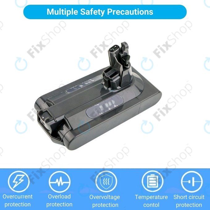 Dyson V10 - Akkumulátor 969352-02, SV12, 206340 Li-Ion 25.2V 2500mAh HQ