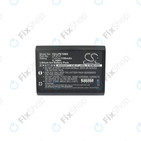 Canon EOS 1100D, 1200D, Kiss X50, Rebel T3, T5 - Akkumulátor LP-E10 Li-Ion 1100mAh HQ