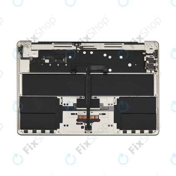 Felső billentyűzetkeret MacBook Air 15", A3114 (2024), US billentyűzettel és akkumulátorral, Starlight, 661-40268, Genuine Apple