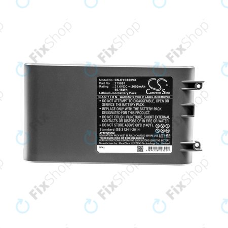 Dyson V8 - Akkumulátor 215681, PM8-US-HFB1497A Li-Ion 21.6V 2600mAh HQ