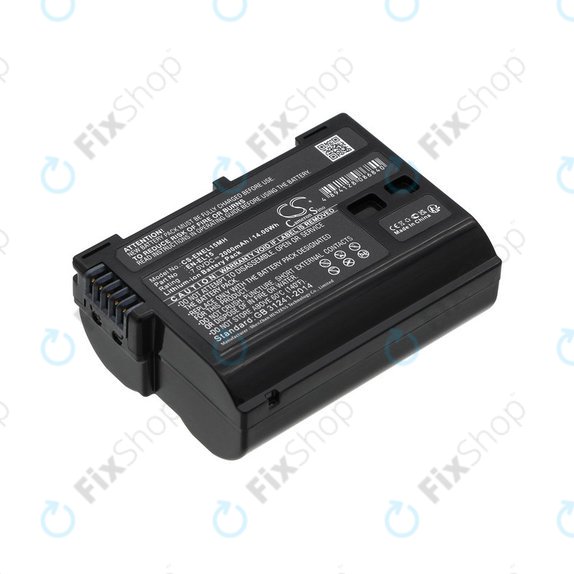Akkumulátor Nikon D7000, D500, D600, D7200, D7500, Z5, Z6, EN-EL15, Li-ion, 7V, 2000mAh, HQ