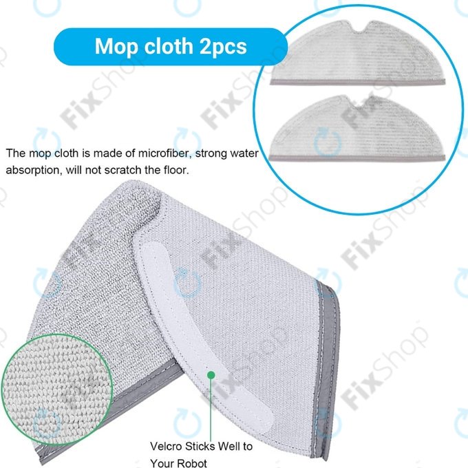 Xiaomi Roborock Q7, Q7+, Q7 Max, Q7 Max+, T8 - Kiegészítő Készlet (Fehér)