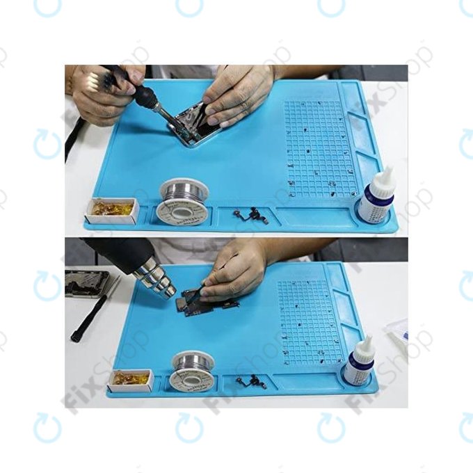 ESD antisztatikus hőálló szilikon alátét - 35 x 25 cm