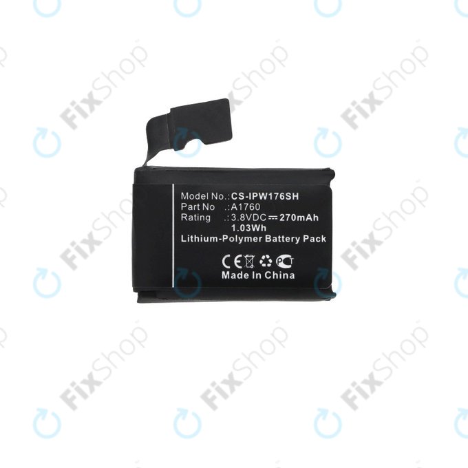 Apple Watch 2 38mm - Akkumulátor A1760 270mAh HQ