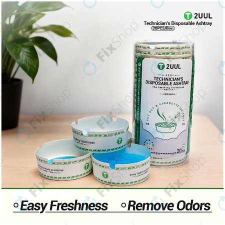 Egyszer használatos hamutartó technikusoknak, 2UUL AS01, 20db/doboz