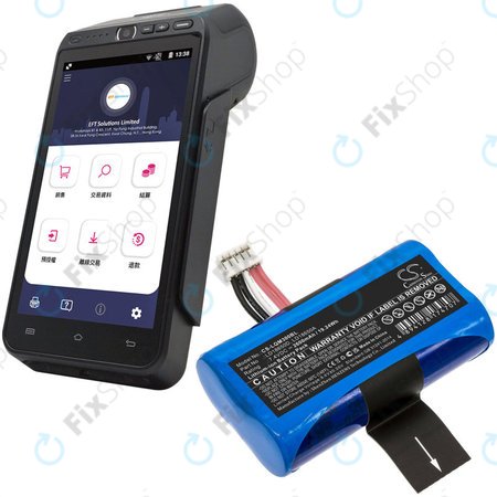 Akkumulátor Ingenico Apos A8, 2600mAh, Li-Ion, 7.4V, LD18650D, HQ