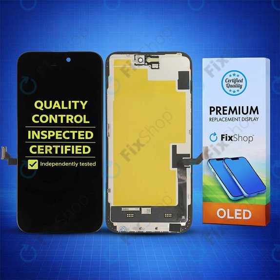 Kijelző Soft OLED iPhone 15 Plus, Érintőüveg kerettel, DIAGNOSTIC