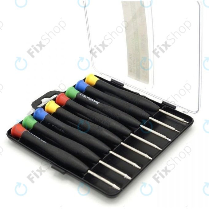 Baku BK-6108 - Csavarhúzó Készlet Telefonokhoz, Tabletekhez és Laptopokhoz (8db)