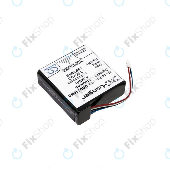 Akkumulátor Gopro Hero 7 Silver, White, 1100mAh, Li-Ion, 3.85V, SPTM1B, HQ