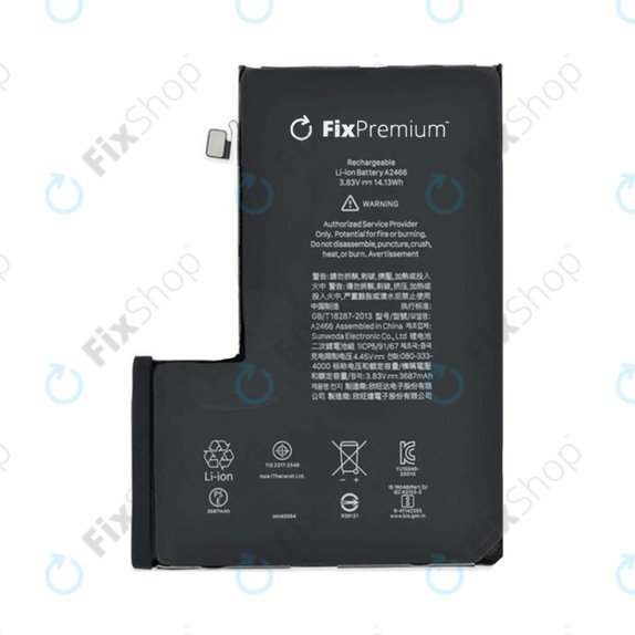 Akkumulátor iPhone 12 Pro Max, 3687mAh, DIAGNOSTIC