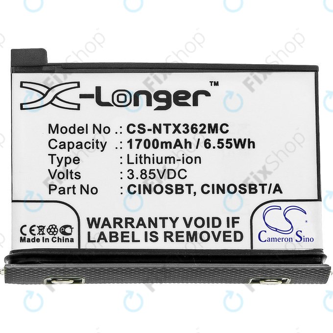 Akkumulátor Insta360 One X2, 1700mAh, Li-Ion, 3.85V, CINOSBT, HQ