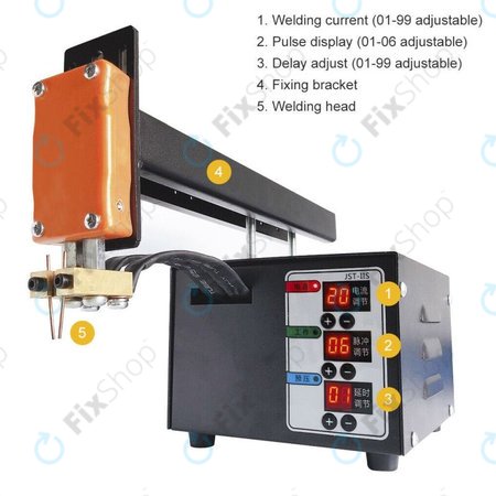 JST-IIS - 3KW High Power 18650 - Battery Spot Welder - Akkumulátor Hegesztő