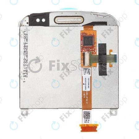 Blackberry Bold Touch 9900 - LCD Kijelző + Érintőüveg + Keret Verzia 002 (Black) TFT