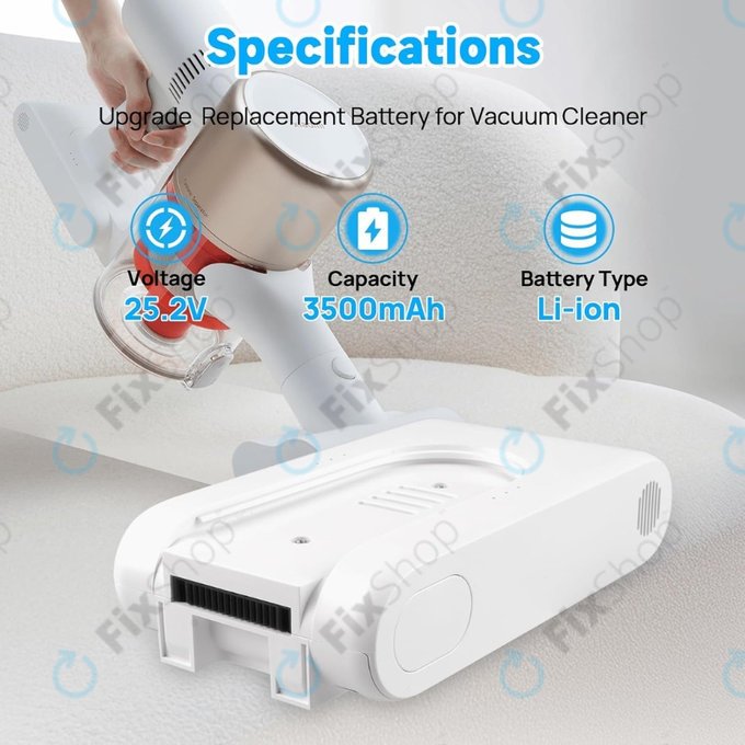 Akkumulátor Xiaomi Dreame G9, G10, T10, T20, R10, 3027689, Li-Ion, 25.2V, 3500mAh