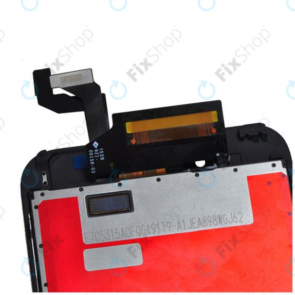 Kijelző iPhone 6S, Black, Érintőüveg kerettel