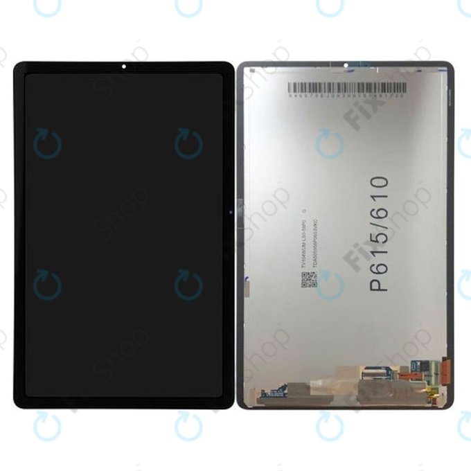 Samsung Galaxy Tab S6 Lite P610, P615 - LCD Kijelző + Érintőüveg (Oxford Gray) - GH82-22896A Genuine Service Pack