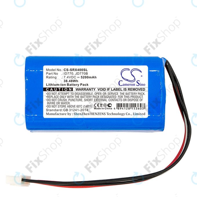 Akkumulátor Sony Srs-Xb40, Srs-Xb41, 5200mAh, Li-Ion, 7.4V, ID770, HQ