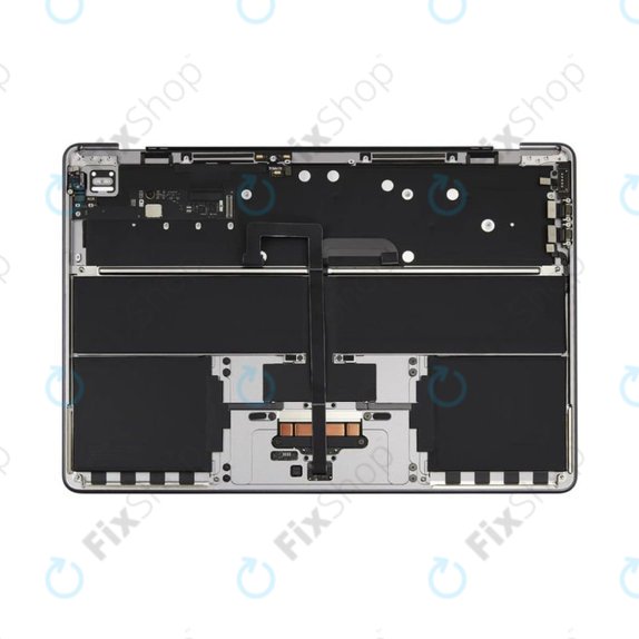 Felső billentyűzetkeret MacBook Air 13", A3113 (2024), US billentyűzettel és akkumulátorral, Space Gray, 661-40227, Genuine Apple