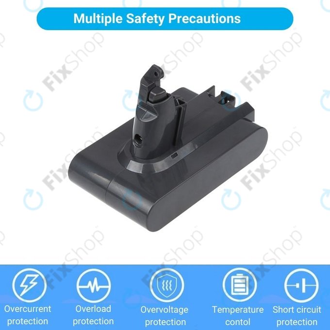 Dyson DC-series, V6 - Akkumulátor 965874-02 Li-Ion 21.6V 2500mAh HQ